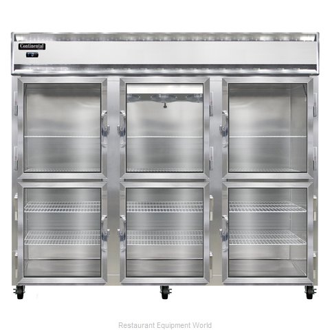 Continental Refrigerator 3FE-SA-GD-HD Freezer, Reach-In