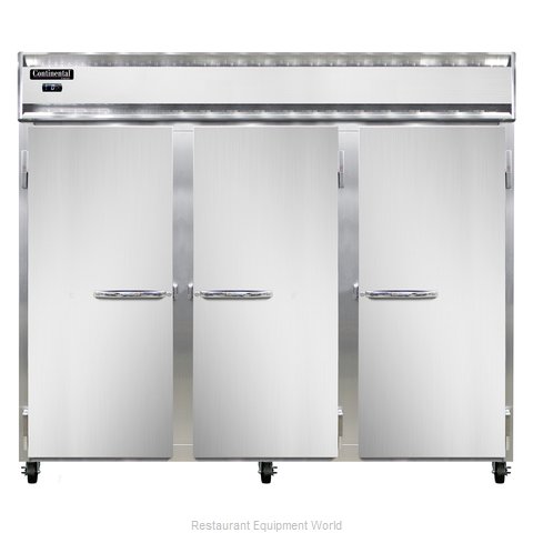 Continental Refrigerator 3FE-SS Freezer, Reach-In