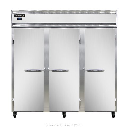 Continental Refrigerator 3FS-SS Freezer, Reach-In