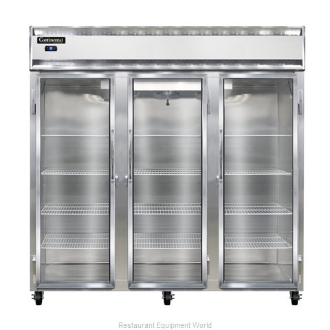 Continental Refrigerator 3R-SA-GD Refrigerator, Reach-In