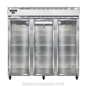 Continental Refrigerator 3R-SS-GD Refrigerator, Reach-In