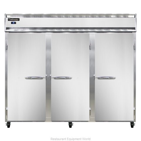 Continental Refrigerator 3RE-SS Refrigerator, Reach-In