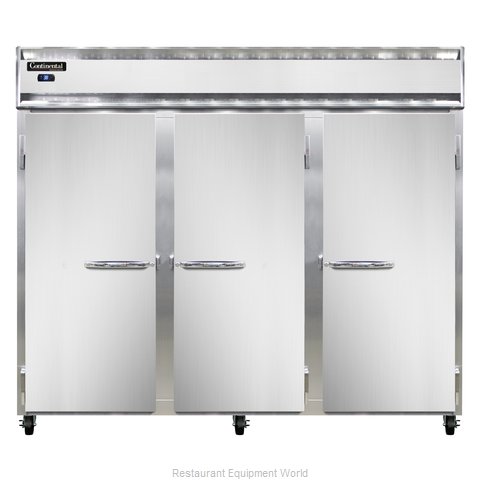 Continental Refrigerator 3RENSS Refrigerator, Reach-In