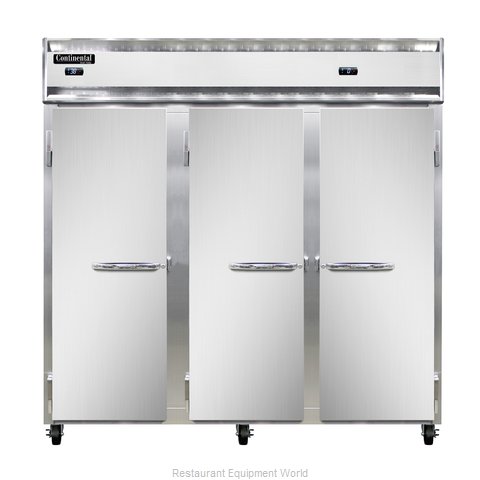 Continental Refrigerator 3RFF-SA Refrigerator Freezer, Reach-In