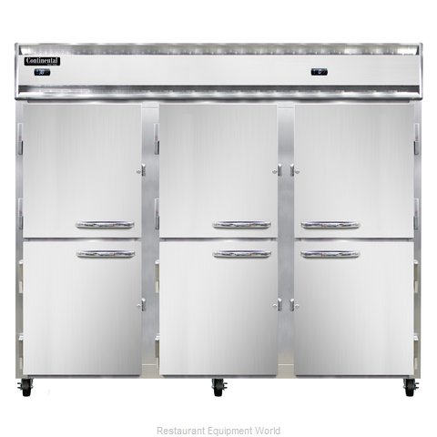 Continental Refrigerator 3RFFE-HD Refrigerator Freezer, Reach-In