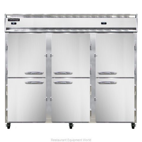 Continental Refrigerator 3RRFE-HD Refrigerator Freezer, Reach-In