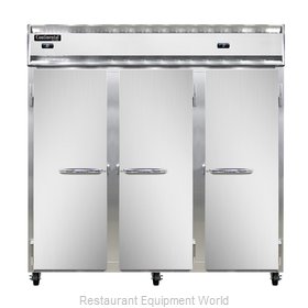 Continental Refrigerator 3RRFNSS Refrigerator Freezer, Reach-In