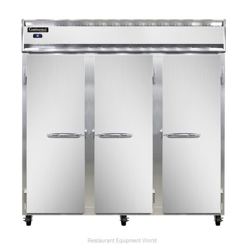 Continental Refrigerator 3RS-SS Refrigerator, Reach-In