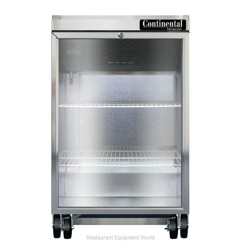 Continental Refrigerator BB24NGD Back Bar Cabinet, Refrigerated