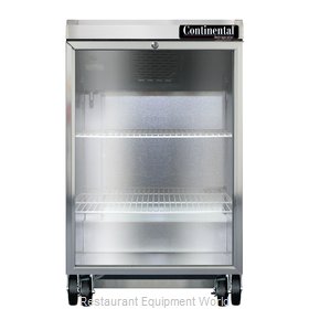 Continental Refrigerator BB24NSSGD Back Bar Cabinet, Refrigerated