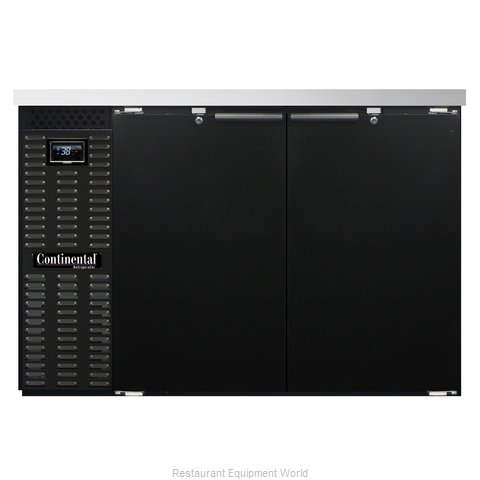 Continental Refrigerator BB50N Back Bar Cabinet, Refrigerated