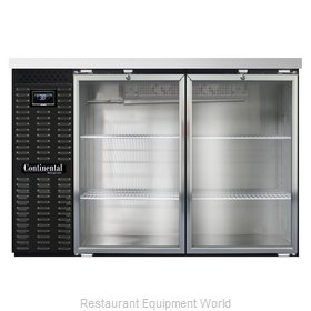 Continental Refrigerator BB50NGD Back Bar Cabinet, Refrigerated