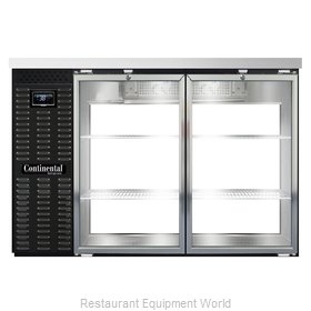 Continental Refrigerator BB50NGDPT Back Bar Cabinet, Refrigerated, Pass-Thru