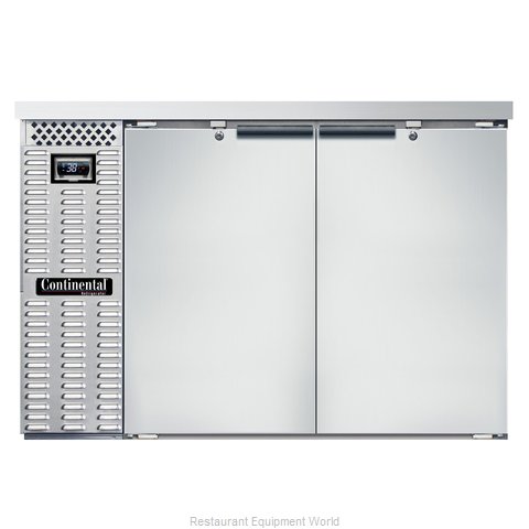 Continental Refrigerator BB50NSS Back Bar Cabinet, Refrigerated