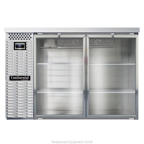 Continental Refrigerator BB50NSSGD Back Bar Cabinet, Refrigerated