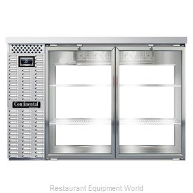 Continental Refrigerator BB50NSSGDPT Back Bar Cabinet, Refrigerated, Pass-Thru