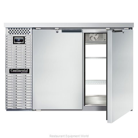 Continental Refrigerator BB50NSSPT Back Bar Cabinet, Refrigerated, Pass-Thru