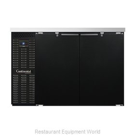 Continental Refrigerator BB50SN Back Bar Cabinet, Refrigerated