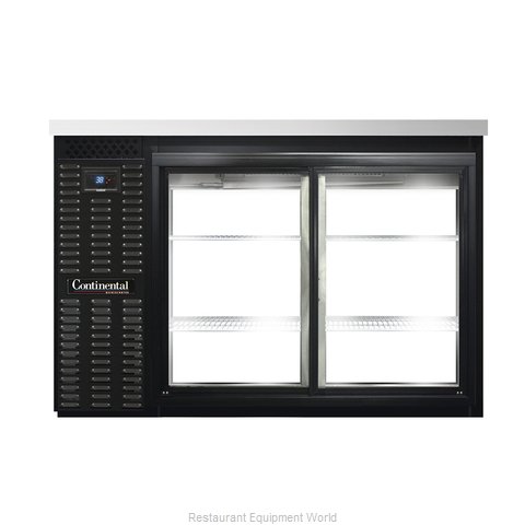 Continental Refrigerator BB50SNSGDPT Back Bar Cabinet, Refrigerated, Pass-Thru
