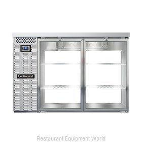 Continental Refrigerator BB50SNSSGDPT Back Bar Cabinet, Refrigerated, Pass-Thru