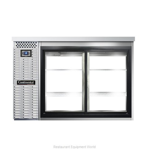 Continental Refrigerator BB50SNSSSGDPT Back Bar Cabinet, Refrigerated, Pass-Thru