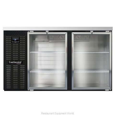 Continental Refrigerator BB59NGD Back Bar Cabinet, Refrigerated