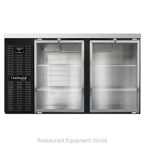 Continental Refrigerator BB59NGD Back Bar Cabinet, Refrigerated