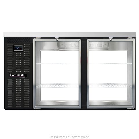 Continental Refrigerator BB59NGDPT Back Bar Cabinet, Refrigerated, Pass-Thru (Magnified)