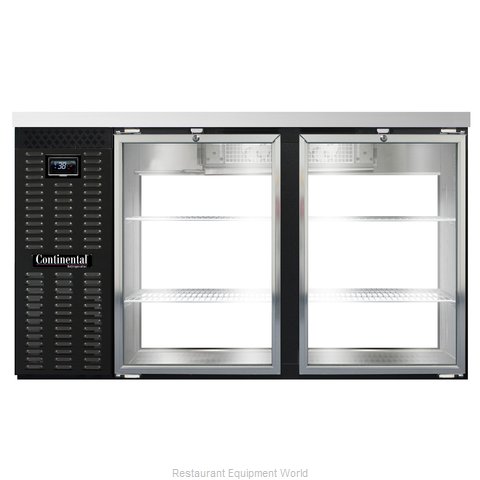 Continental Refrigerator BB59NGDPT Back Bar Cabinet, Refrigerated, Pass-Thru