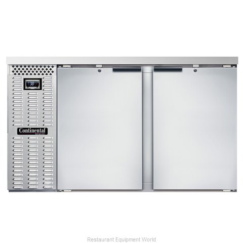 Continental Refrigerator BB59NSS Back Bar Cabinet, Refrigerated (Magnified)
