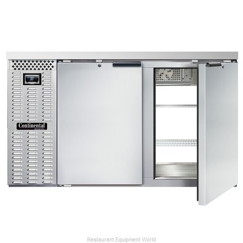 Continental Refrigerator BB59NSSPT Back Bar Cabinet, Refrigerated, Pass-Thru