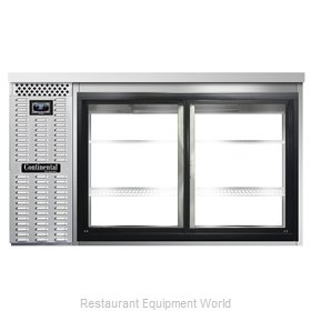 Continental Refrigerator BB59NSSSGDPT Back Bar Cabinet, Refrigerated, Pass-Thru