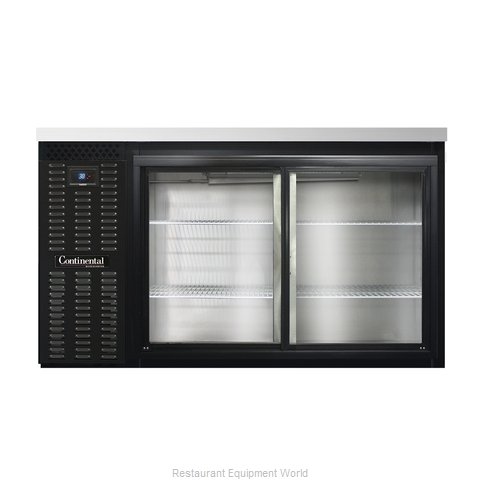 Continental Refrigerator BB59SNSGD Back Bar Cabinet, Refrigerated