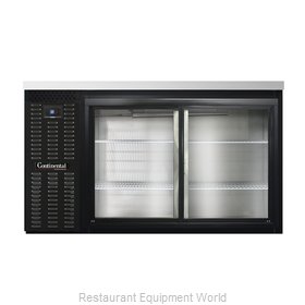 Continental Refrigerator BB59SNSGD Back Bar Cabinet, Refrigerated
