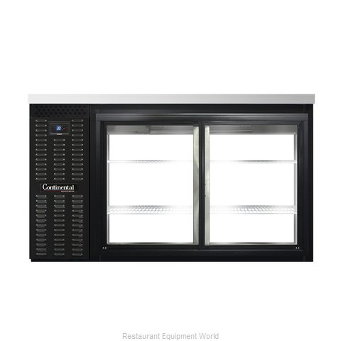 Continental Refrigerator BB59SNSGDPT Back Bar Cabinet, Refrigerated, Pass-Thru