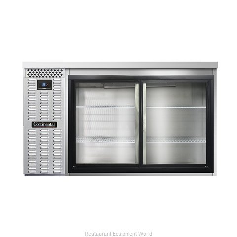 Continental Refrigerator BB59SNSSSGD Back Bar Cabinet, Refrigerated