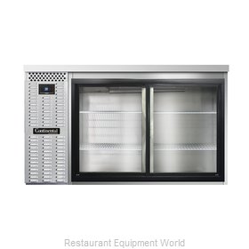 Continental Refrigerator BB59SNSSSGD Back Bar Cabinet, Refrigerated