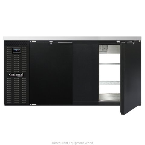 Continental Refrigerator BB69NPT Back Bar Cabinet, Refrigerated, Pass-Thru