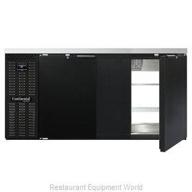 Continental Refrigerator BB69NPT Back Bar Cabinet, Refrigerated, Pass-Thru