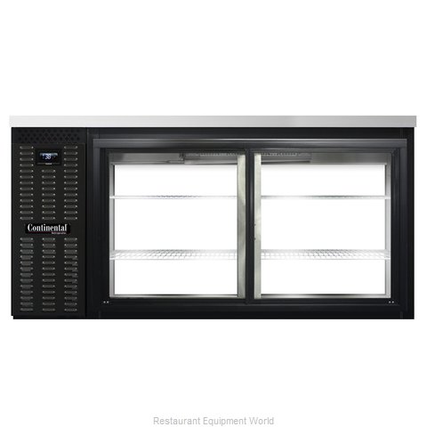 Continental Refrigerator BB69NSGDPT Back Bar Cabinet, Refrigerated, Pass-Thru