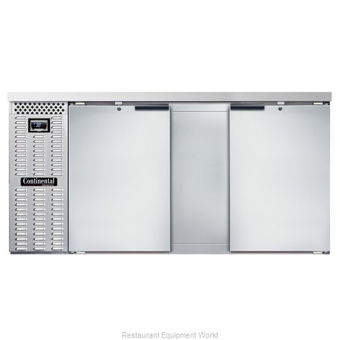Continental Refrigerator BB69NSS Back Bar Cabinet, Refrigerated (Magnified)