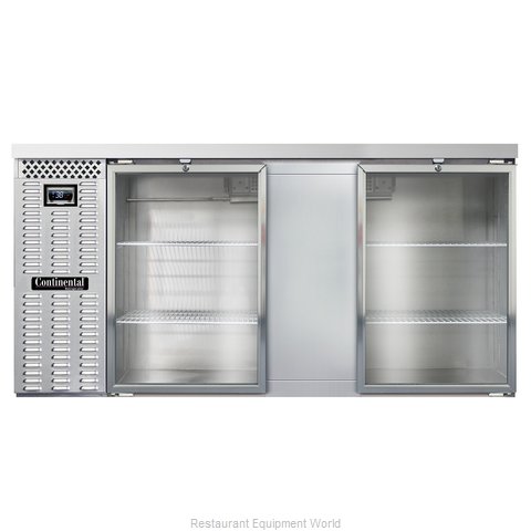 Continental Refrigerator BB69NSSGD Back Bar Cabinet, Refrigerated (Magnified)