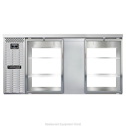 Continental Refrigerator BB69NSSGDPT Back Bar Cabinet, Refrigerated, Pass-Thru (Magnified)