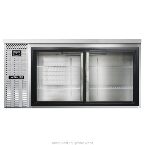 Continental Refrigerator BB69NSSSGD Back Bar Cabinet, Refrigerated (Magnified)