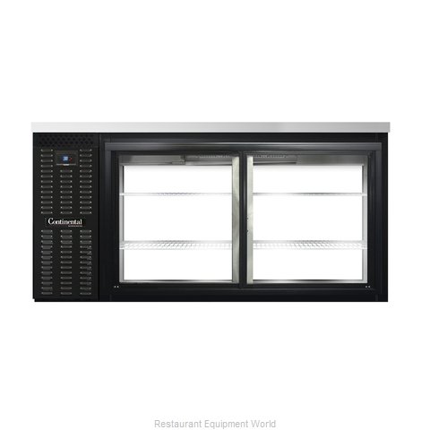 Continental Refrigerator BB69SNSGDPT Back Bar Cabinet, Refrigerated, Pass-Thru