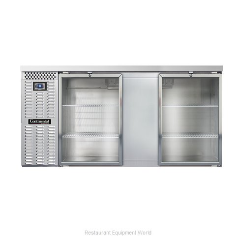 Continental Refrigerator BB69SNSSGD Back Bar Cabinet, Refrigerated (Magnified)