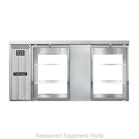 Continental Refrigerator BB69SNSSGDPT Back Bar Cabinet, Refrigerated, Pass-Thru