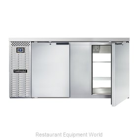Continental Refrigerator BB69SNSSPT Back Bar Cabinet, Refrigerated, Pass-Thru
