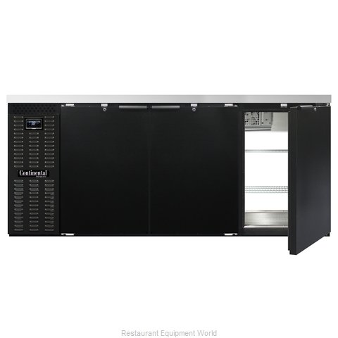 Continental Refrigerator BB79NPT Back Bar Cabinet, Refrigerated, Pass-Thru (Magnified)