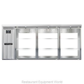 Continental Refrigerator BB79NSSGDPT Back Bar Cabinet, Refrigerated, Pass-Thru